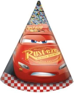 Procos Partyhüte/Partyhütchen Disney Cars 3, 6 Stück