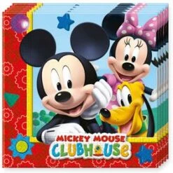 Procos Servietten Disney Mickey Mouse Playful, 33 X 33 Cm, 2-lagig, 20 Stück