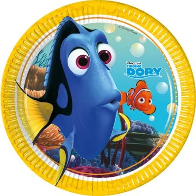 Procos Papp-Partyteller Disney Findet Dorie 20 Cm, 8 Stück 3 Procos Papp-Partyteller Disney Findet Dorie 20 Cm, 8 Stück