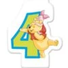 Procos Kuchenkerze Zahl 4 Disney Winnie Puuh Alphabet -Disney 11314961 01