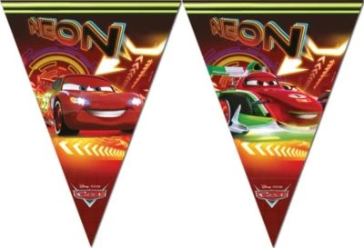 Procos Girlande Wimpelkette Disney Cars Neon, 2,3 M 3 Procos Girlande Wimpelkette Disney Cars Neon, 2,3 M