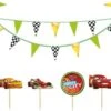 Procos Tortendekorationsset Disney Cars Neon, 5-tlg. -Disney 11315070 01