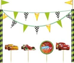 Procos Tortendekorationsset Disney Cars Neon, 5-tlg.