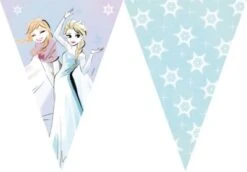 Procos Girlande Wimpelkette Disney Die Eiskönigin Sparkle, 2,3 M