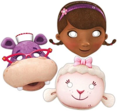Procos Masken Disney Doc McStuffins, 6 Stück 3 Procos Masken Disney Doc McStuffins, 6 Stück