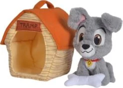 SIMBA Disney Strolch Mit Hundehütte, 20cm