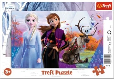 Trefl Puzzle - Anna And Elsa's Magical World - Disney Frozen 2, 15 Teile 3 Trefl Puzzle - Anna And Elsa's Magical World - Disney Frozen 2, 15 Teile