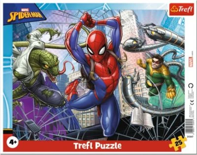 Trefl Puzzle - Mutiger Spiderman - Disney Marvel Spiderman, 25 Teile 3 Trefl Puzzle - Mutiger Spiderman - Disney Marvel Spiderman, 25 Teile