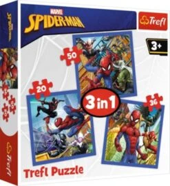 Trefl Puzzle 3 In 1 - Spider Force - Disney Marvel Spiderman