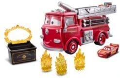 Disney Cars Disney Pixar Cars Farbwechsel Red Spielset Und Exklusives Lightning McQueen-Fahrzeug