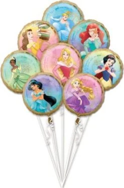 AMSCAN Folienballon Bouquet Disney Princess Once Upon A Time