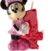 Torten-/Kuchenkerze Disney Minnie Mouse - Zahl 4