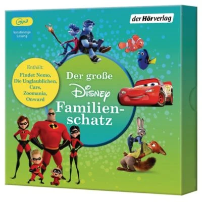 DHV Der Hörverlag Der Große Disney-Familienschatz, 5 Audio-CD, 3 DHV Der Hörverlag Der Große Disney-Familienschatz, 5 Audio-CD,