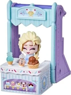 Hasbro Disney Die Eiskönigin 2 Twirlabouts Serie 1, Verwandlungsset Elsa, Mit Schlitten/Shop, Elsa Puppe Und Accessoires, Für Kinder Ab 3 Jahren