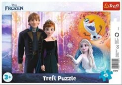 Trefl Rahmenpuzzle Happy Memories - Disney Frozen 2, 15 Teile