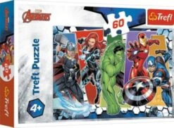 Trefl Puzzle The Avengers Invincible - Disney Marvel The Avengers, 60 Teile