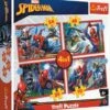 Trefl 4 In 1 Puzzle The Heroic Spider-Man - Disney Marvel Spiderman, 35/48/54/70 Teile -Disney 20890165 01
