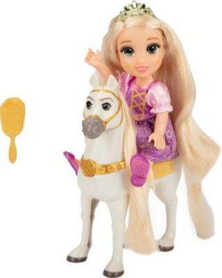 Disney Princess Petite Rapunzel & Maximus Abenteuerspielset, 15cm 6 Disney Princess Petite Rapunzel & Maximus Abenteuerspielset, 15cm – Bild 4