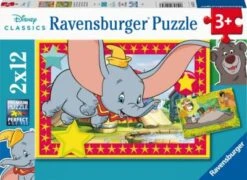 Ravensburger Kinderpuzzle 05575 - Das Abenteuer Ruft! - 2x12 Teile Disney Puzzle