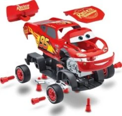 Lightning McQueen Disney-Cars Auto Mit Licht&Sound, Revell First Construction, Bausatz Für Kinder Ab 4 Im Maßstab 1:20, 19 Teile, 20,7 Cm -Disney 24914907 03
