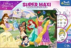 Trefl Puzzle - "24 SUPER MAXI" - Happy Princesses / Disney Princess 8 Trefl Puzzle - "24 SUPER MAXI" - Happy Princesses / Disney Princess -Disney 24992191 03