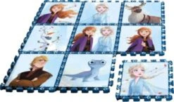 Puzzlematte/Fußbodenpuzzle Disney Die Eiskönigin, 9 Teile, Inkl. Tasche