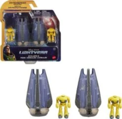 Disney / Pixar Disney Pixar Lightyear Hyperspeed Series Ships Cyclops + Enemy Fighter Ship