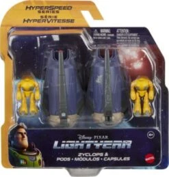 Disney / Pixar Disney Pixar Lightyear Hyperspeed Series Ships Cyclops + Enemy Fighter Ship -Disney 25821927 06