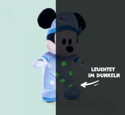 SIMBA Disney Gute Nacht Mickey, 25 Cm Plüschfigur, Leuchtet Im Dunkeln 7 SIMBA Disney Gute Nacht Mickey, 25 Cm Plüschfigur, Leuchtet Im Dunkeln – Bild 5