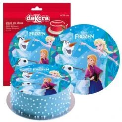 Essbare Tortenaufleger Disney Frozen II Elsa, Anna, Olaf 20cm