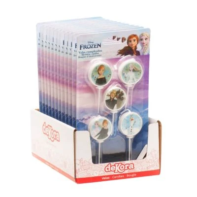 DeKora Geburtstagskerzen Disney Frozen Anna & Elsa, 5 Stück 7 DeKora Geburtstagskerzen Disney Frozen Anna & Elsa, 5 Stück – Bild 5
