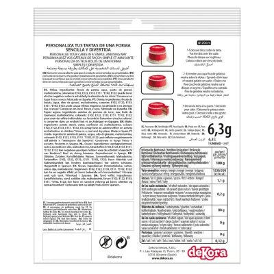 DeKora Essbare Tortenaufleger Disney Prinzessinnen Cinderella 20cm 4 DeKora Essbare Tortenaufleger Disney Prinzessinnen Cinderella 20cm – Bild 2