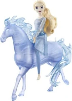 MATTEL Disney Die Eiskönigin Spielzeug, Elsa-Puppe Und Wasserfigur Nokk