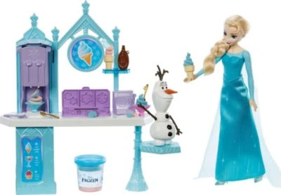 MATTEL Disney Die Eiskönigin Spielzeug Elsas Und Olafs Eiscreme-Stand Spielset 3 MATTEL Disney Die Eiskönigin Spielzeug Elsas Und Olafs Eiscreme-Stand Spielset