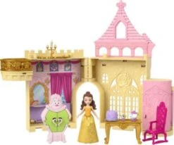 Disney Princess-Spielzeug, Belles Stapelschloss, Geschenke Für Kinder