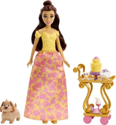 Disney Princess Spielzeug, Belles Teewagen Puppe Und Spielset 2 Disney Princess Spielzeug, Belles Teewagen Puppe Und Spielset