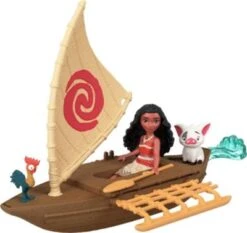 Disney Princess Disney Prinzessin-Spielzeug, Vaiana-Puppe Und Boot