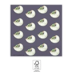 Procos Servietten Disney Star Wars The Mandalorian 33x33cm, 20 Stück