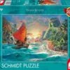Schmidt Spiele Puzzle Kinkade Disney Vaiana Mona, 1.000 Teile -Disney 30025529 01
