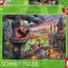 Schmidt Spiele Puzzle Kinkade Disney Maleficent, 1.000 Teile