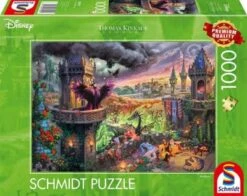 Schmidt Spiele Puzzle Kinkade Disney Maleficent, 1.000 Teile