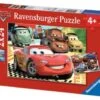 Ravensburger 2er Set Puzzle, Je 24 Teile, 26x18 Cm, Disney Cars: Neue Abenteuer -Disney 3284549 01