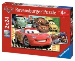 Ravensburger 2er Set Puzzle, Je 24 Teile, 26x18 Cm, Disney Cars: Neue Abenteuer