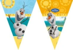 Procos Girlande Wimpelkette Disney Die Eiskönigin Olaf Summer, 2,3 M