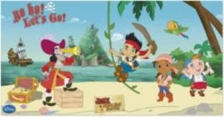 Procos Partykulisse Disney Jake Und Die Nimmerlandpiraten, Ca. 150 X 77 Cm