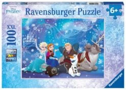 Ravensburger Puzzle, 100 Teile XXL, 49x36 Cm, Disney Die Eiskönigin: Eiszauber