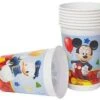 Procos Partybecher/Trinkbecher Disney Mickey Mouse Playful, 200 Ml, Kunststoff, 8 Stück -Disney 6914340 01