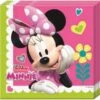 Procos Servietten Disney Minnie Mouse Happy Helpers, 33 X 33 Cm, 2-lagig, 20 Stück -Disney 7041227 01