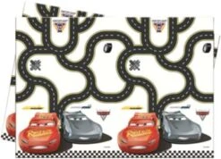 Procos Party-Tischdecke Disney Cars 3, Kunststoff, 120 X 180 Cm