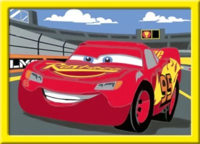 Ravensburger Malen Nach Zahlen, 13x18 Cm, Mit Farbigen Motivlinien, Disney Cars: Lightning McQueen 4 Ravensburger Malen Nach Zahlen, 13x18 Cm, Mit Farbigen Motivlinien, Disney Cars: Lightning McQueen – Bild 2